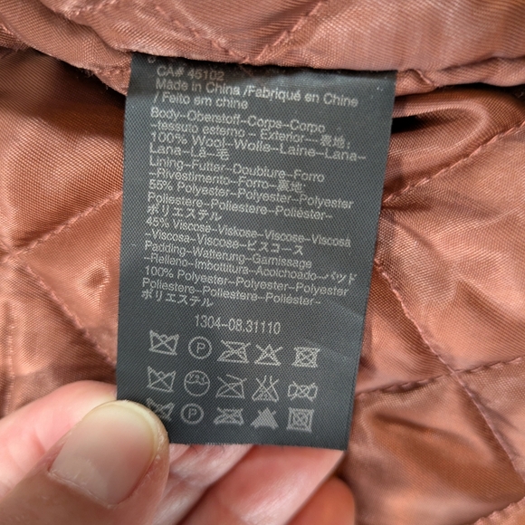 Scotch & Soda Men's Wool Burgundy Maroon Button-up Shirt Jacket Lined Size M - Picture 11 of 15